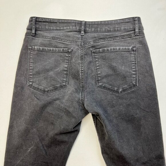 Ann Taylor Loft Womens Curvy Slim Skinny Jeans Gray Stretch Charcoal Wash 29/8 - Picture 7 of 11